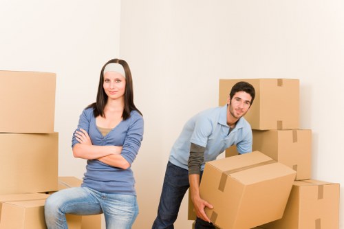 Packing and loading items into a removal van for a Haringey move