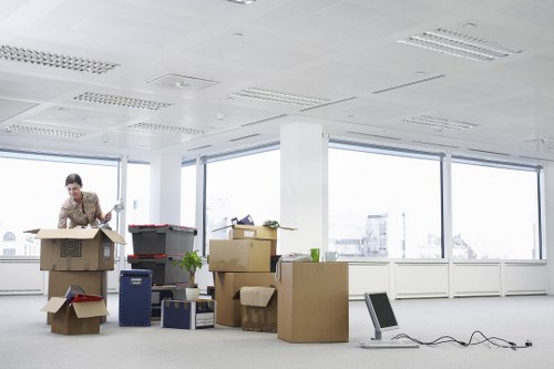 Professional removal van handling household items in Haringey