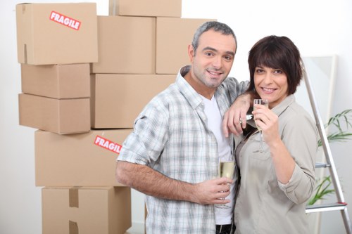 Local moving van serving residential areas across Haringey